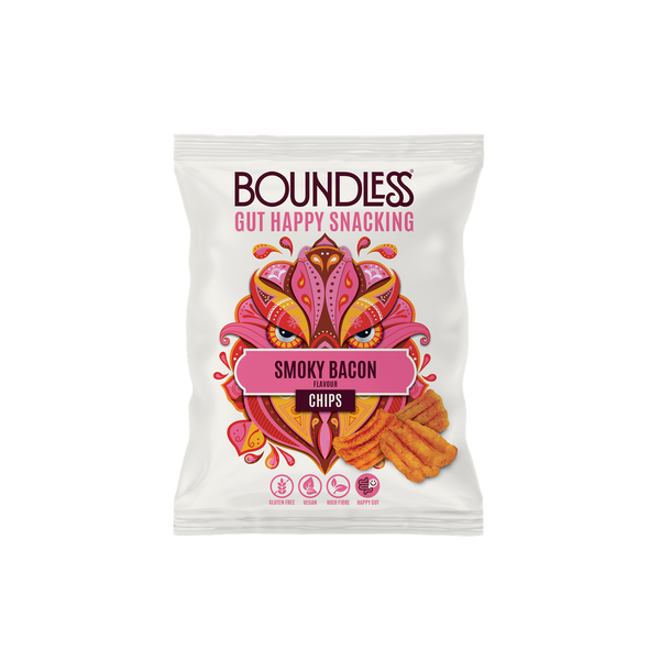 Boundless Boundless Chips 10x80g - Smoky Bacon - Sports Nutrition at MySupplementShop by Boundless