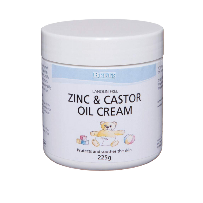 Bells Zinc & Castor Oil Cream 225G
