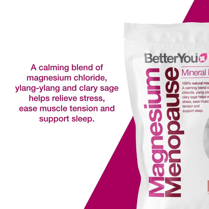 BetterYou Magnesium Menopause Bath Flakes - 750g