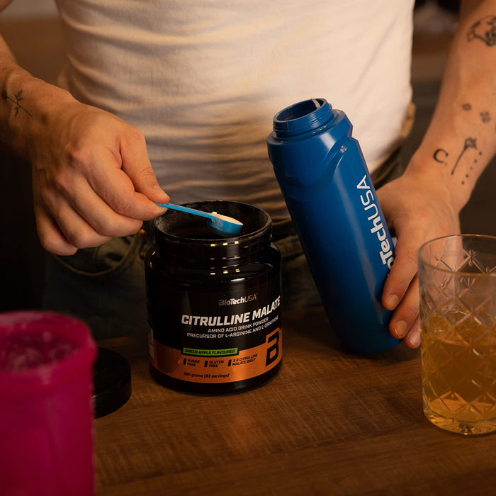 BioTechUSA Citrulline Malate, Green Apple - 300 grams - Nitric Oxide Boosters at MySupplementShop by BioTechUSA