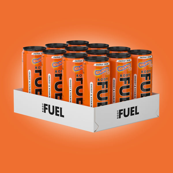 Applied Nutrition Body Fuel Energy Can 12x330ml - Orange - Sports Supplements at MySupplementShop by Applied Nutrition