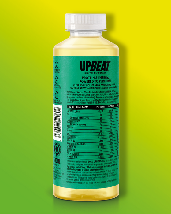 Upbeat Protein Energy 12x500ml