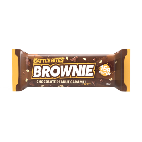 Battle Snacks Bites Brownie 12x60g Chocolate Peanut Caramel | High-Quality Health Foods | MySupplementShop.co.uk