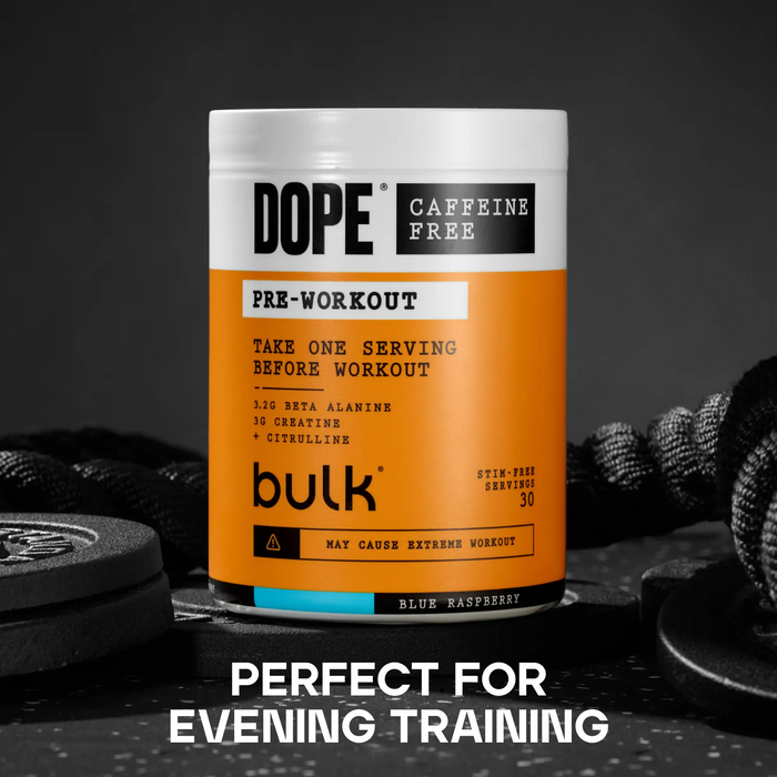Bulk Dope Pre Workout Caffeine Free 510g