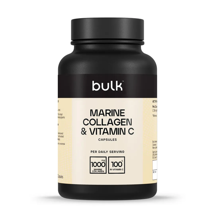 Bulk Marine Collagen & Vitamin C 500mg Capsules