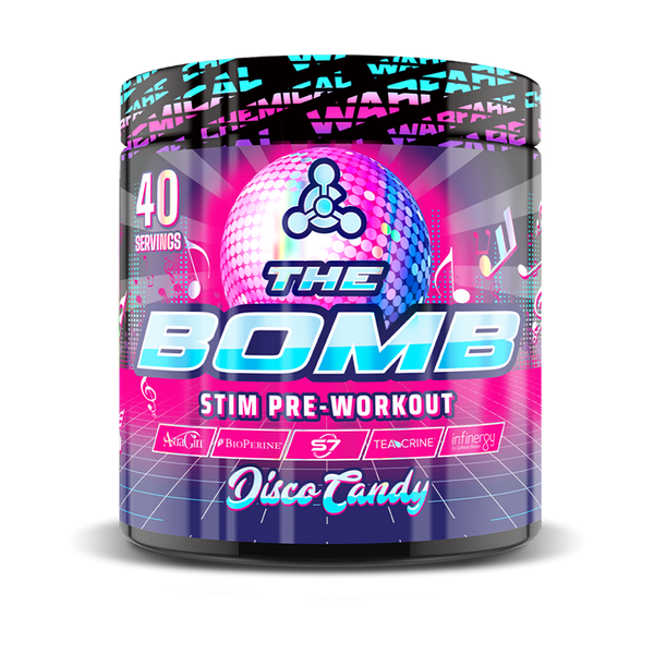 Chemical Warfare The Bomb 340g Disco Candy | Premium Pre Workout Energy at MySupplementShop.co.uk