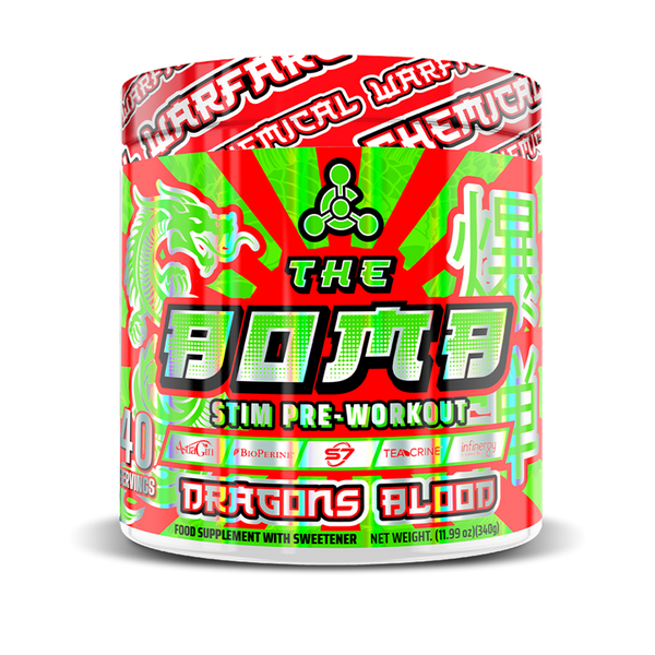 Chemical Warfare The Bomb 340g Dragons Blood | Premium Pre Workout Energy at MySupplementShop.co.uk