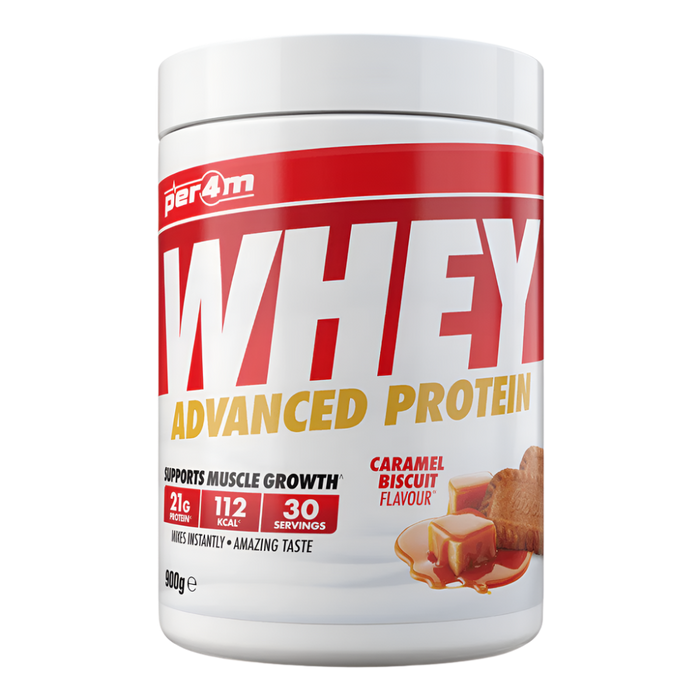 PER4M Whey Protein Powder 900g - 30 Servings | 21g Protein per Serving
