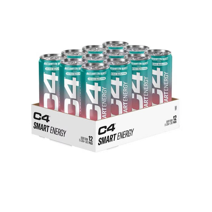 Cellucor C4 Smart Energy Carbonated - 12x330ml / Watermelon Burst - Energy Ready-to-Drinks