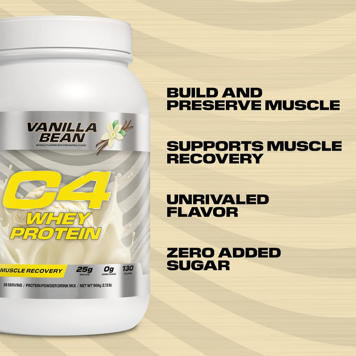 Cellucor C4 Whey Protein | Premium Post-Workout Shake | Hershey’s, Reese’s, Vanilla Bean