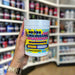 Close-up of (Chaos Crew Creatine Gummies - 120 Gummies) held up inside My Supplement Shop, clearly showing the front label in a Sports Nutrition setting.