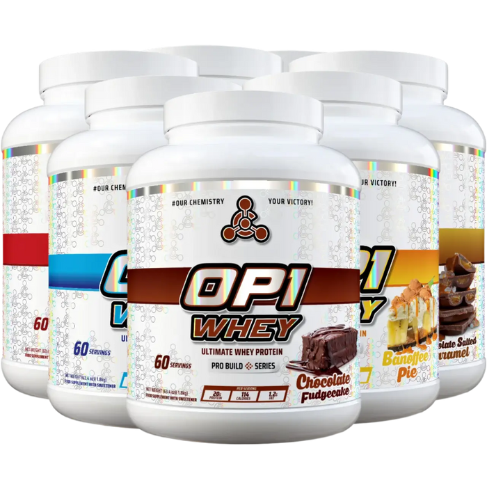 Chemical Warfare OP1 Whey Protein 1.8kg – 20g Protein | High-Quality Blend for Muscle Growth