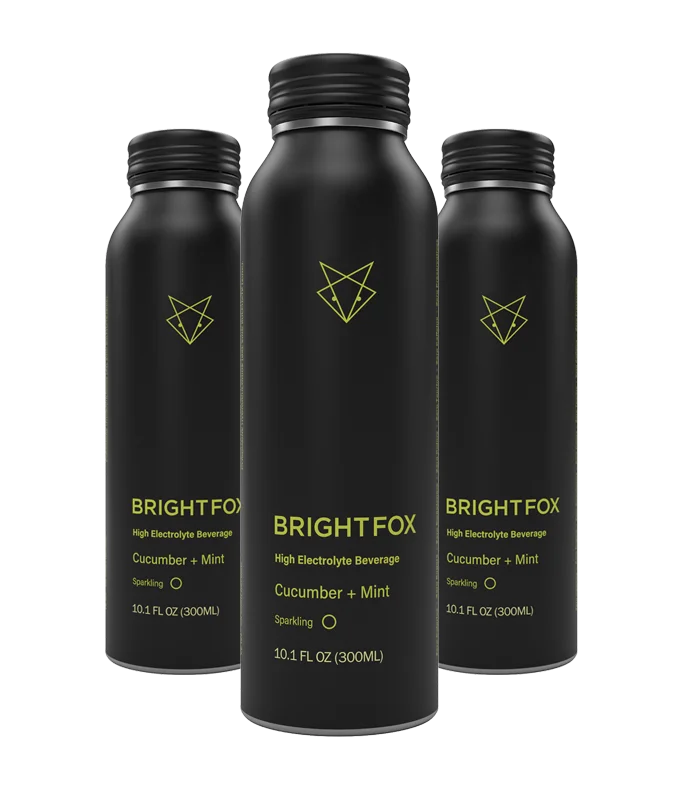 BRIGHTFOX Sparkling Electrolyte Beverage 12x300ml - Water at MySupplementShop by BRIGHTFOX