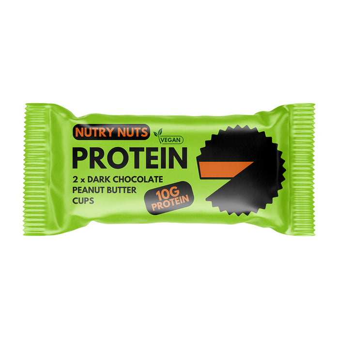 Nutry Nuts Peanut Butter Cups 12x42g Dark Chocolate - Sports Nutrition at MySupplementShop by Nutry Nuts