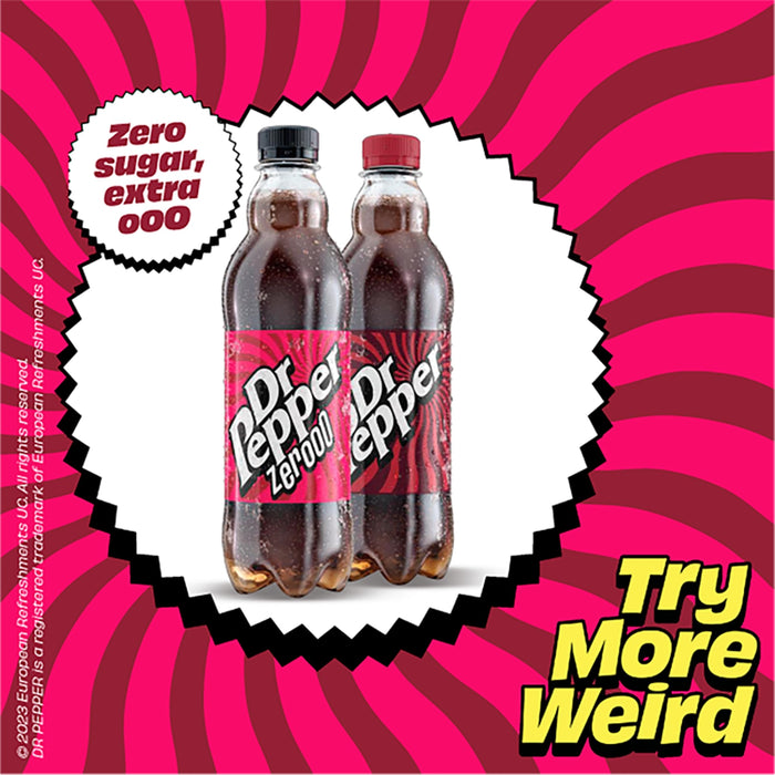 Dr Pepper Zero Bottle