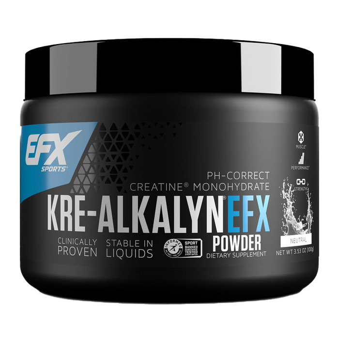 EFX Sports Kre-Alkalyn EFX Powder, Unflavored 100g 66 Servings