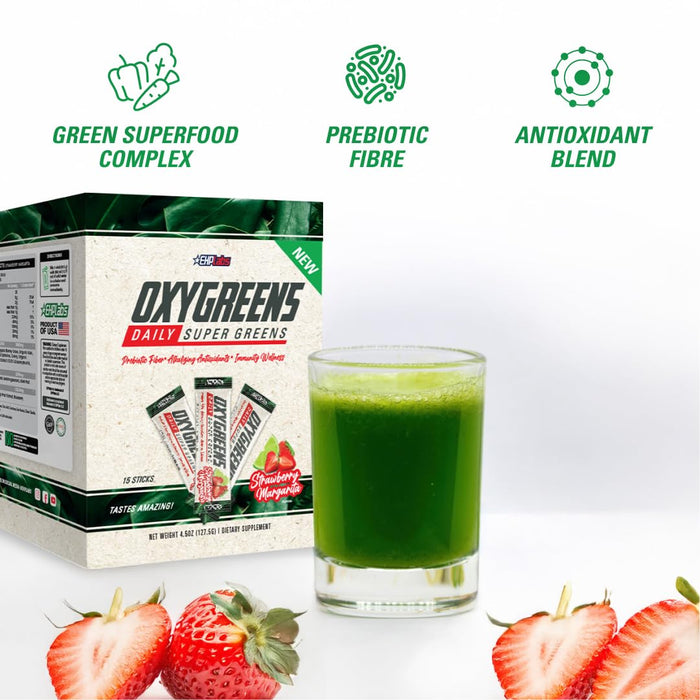EHP Labs OxyGreens 15 Stick Pack 15x127.5g