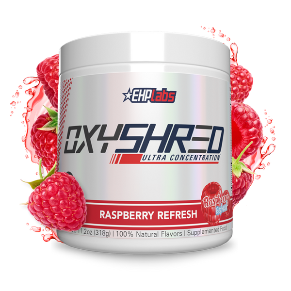 EHP Labs OxyShred 337g - 264g / Raspberry Refresh - Pre-Workout Powder
