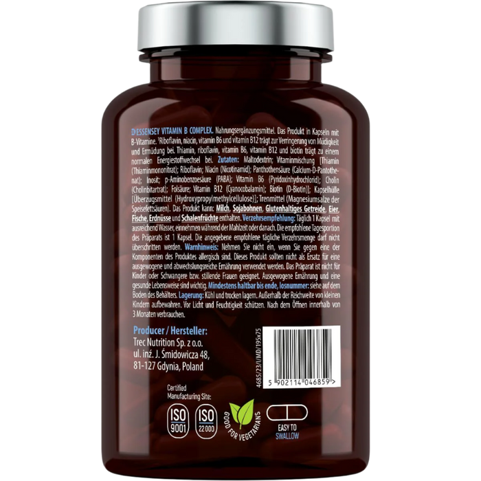 Essensey Vitamin B Complex - 90 Capsules