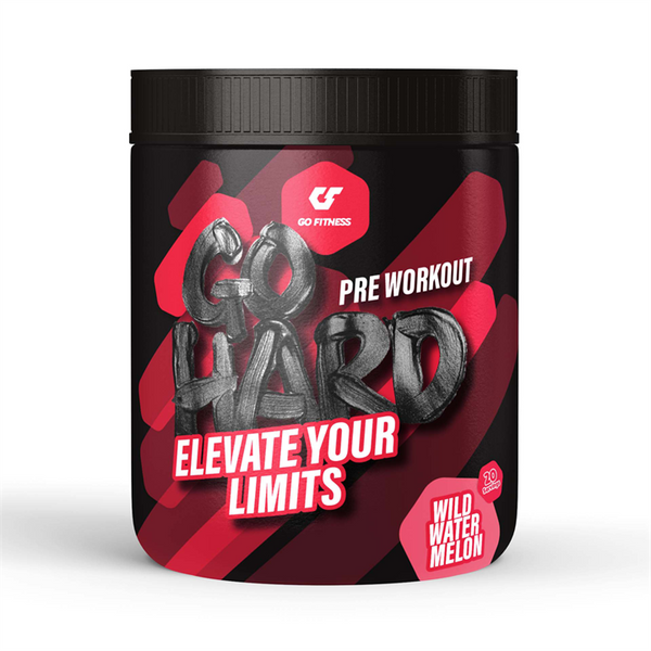 Go Fitness Go Hard Pre Workout 400g Wild Watermelon | Premium Pre Workout Energy at MySupplementShop.co.uk