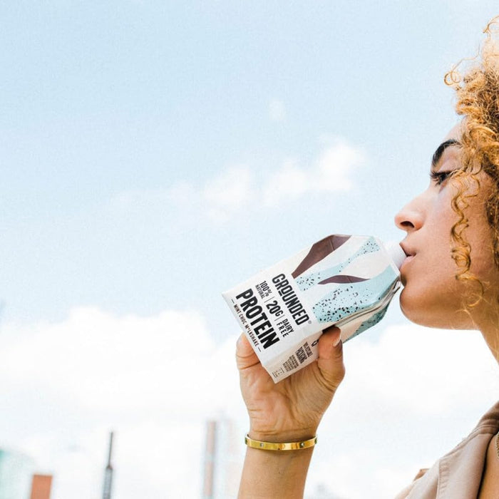 GROUNDED Plant-Based Protein Shake 12 x 490ml