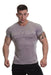 Gold's Gym Vintage Print T-Shirt Grey - Medium - T-shirt at MySupplementShop by Gold's Gym