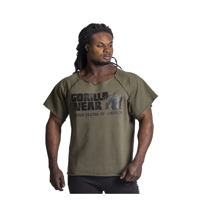 Gorilla Wear Classic Work Out Top - Army Green