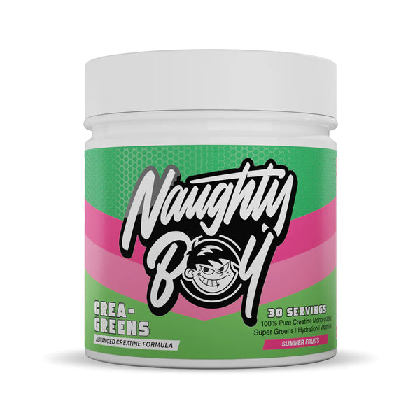 Naughty Boy Crea-Greens 270g Summer Fruits | Top Rated Supplements at MySupplementShop.co.uk