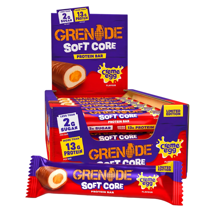 Grenade Soft Core Creme Egg Protein Bar 18x45g