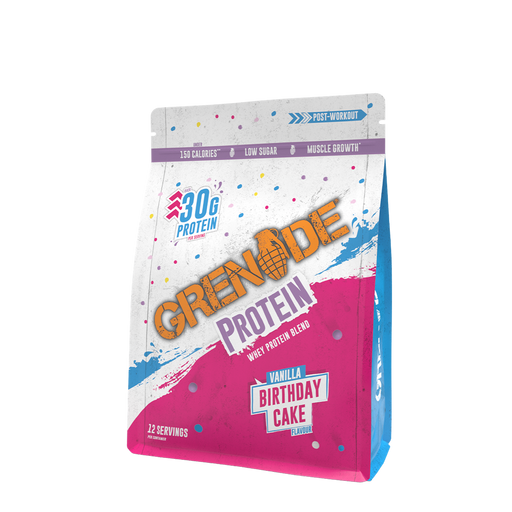 Grenade Whey Protein 480g - Explosive Protein, Legendary Flavours - Birthday Cake - Protein Powder at MySupplementShop by Grenade