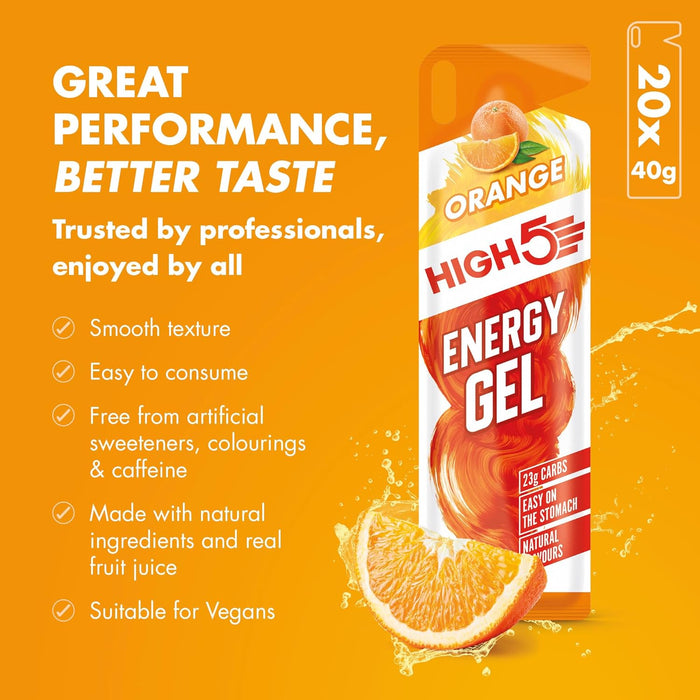 HIGH5 Energy Gel 20x40g Mixed Flavours