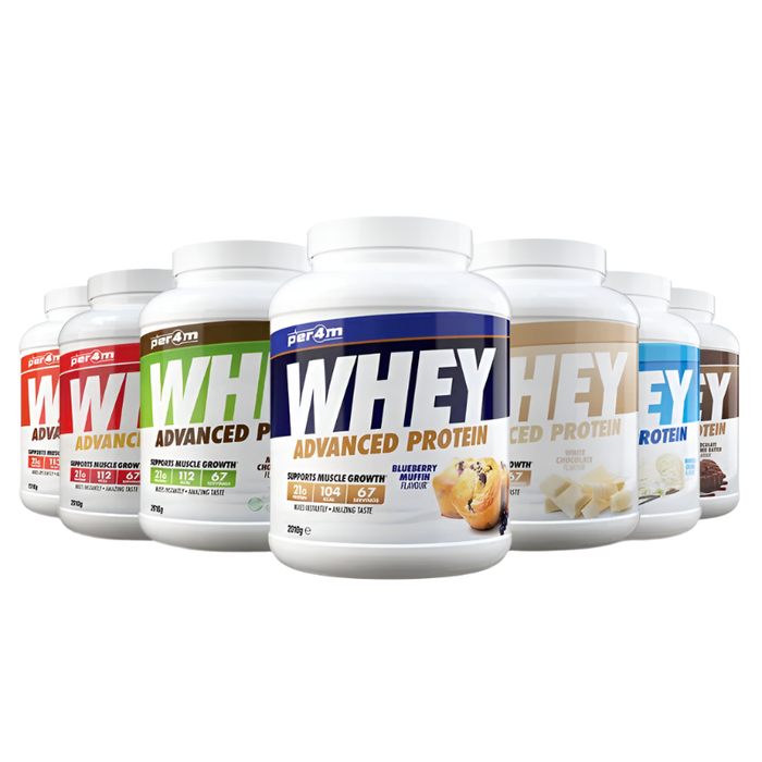 PER4M Whey Protein Powder 2.1kg - 67 Servings | 21g Protein per Serving, Zero Sugar, Gluten-Free