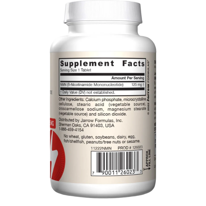 Jarrow Formulas Nicotinamide Mononucleotide (NMN) 125mg 60 Tablets