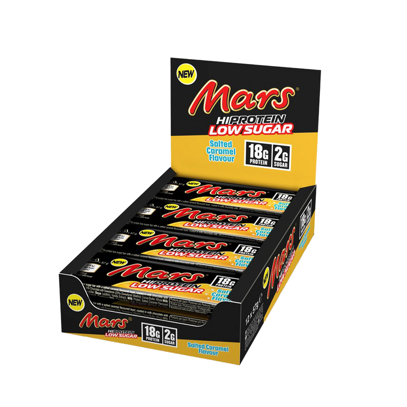 Mars Hi Protein Low Sugar 12x57g Salted Caramel at MySupplementShop.co.uk