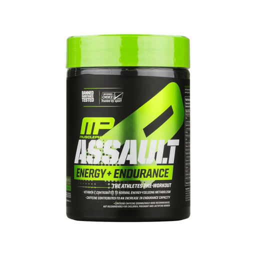 Muscle Pharm Assault Sport Energy + Endurance - 350g - Green Apple - Sports Nutrition at MySupplementShop by MusclePharm