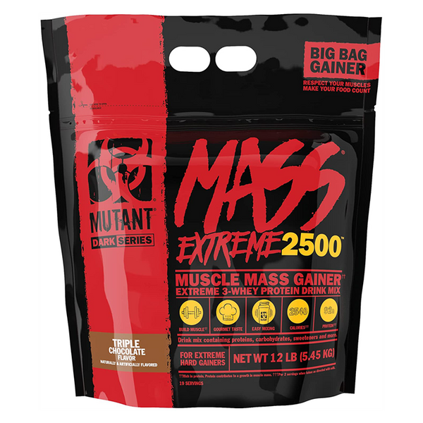 Mutant Mass Extreme 2500 5.45kg - Triple Chocolate - Weight Gainers & Carbs at MySupplementShop by Mutant