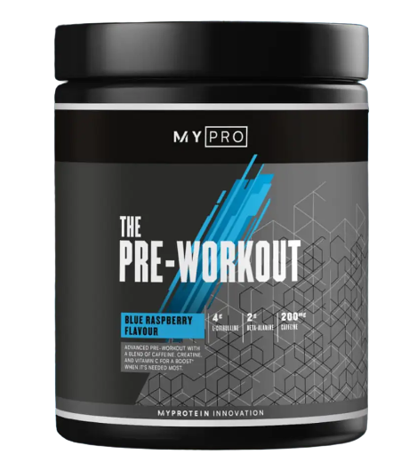 MyProtein THE Pre Workout Pre 465g Blue Raspberry