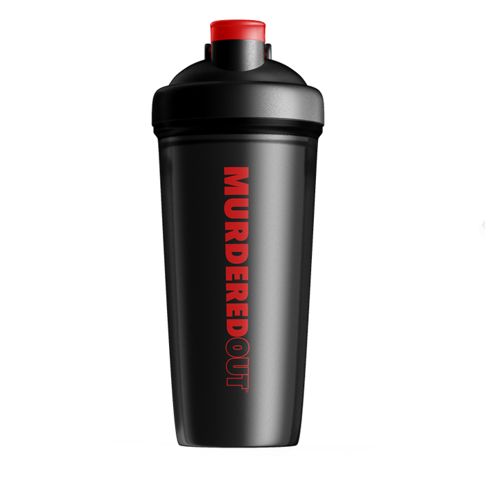 Murdered Out Smartshake Shaker 600ml Black / Red