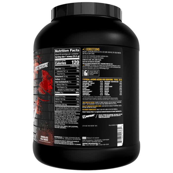 Mutant Hardcore Whey 2270g