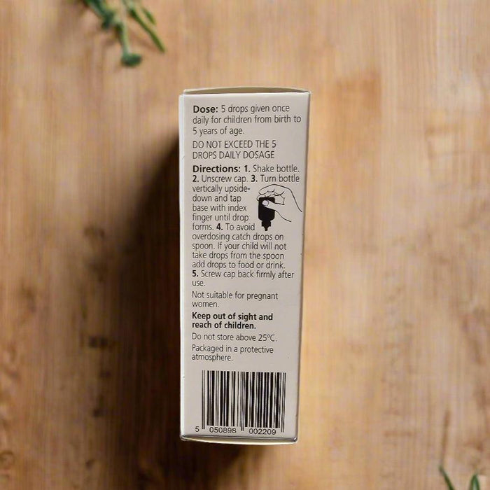 NHS Healthy Start Kids Vitamin Drops at MYSUPPLEMENTSHOP Side View