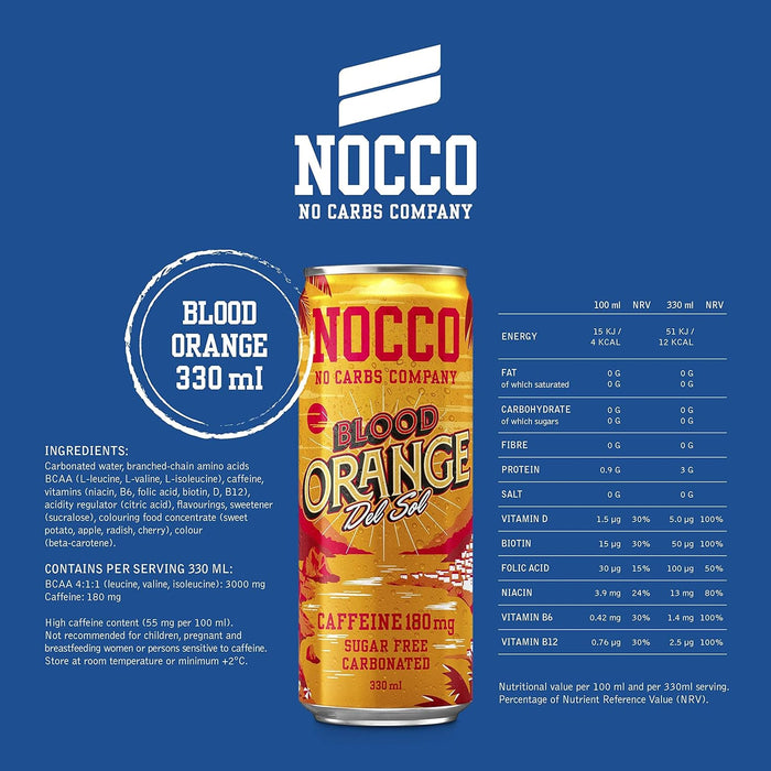 NOCCO BCAA - Amino Acids Ready-to-Drinks