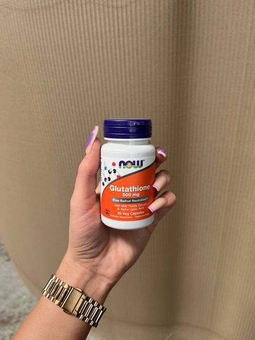 NOW Foods Glutathione 500 mg 30 Veg Capsules