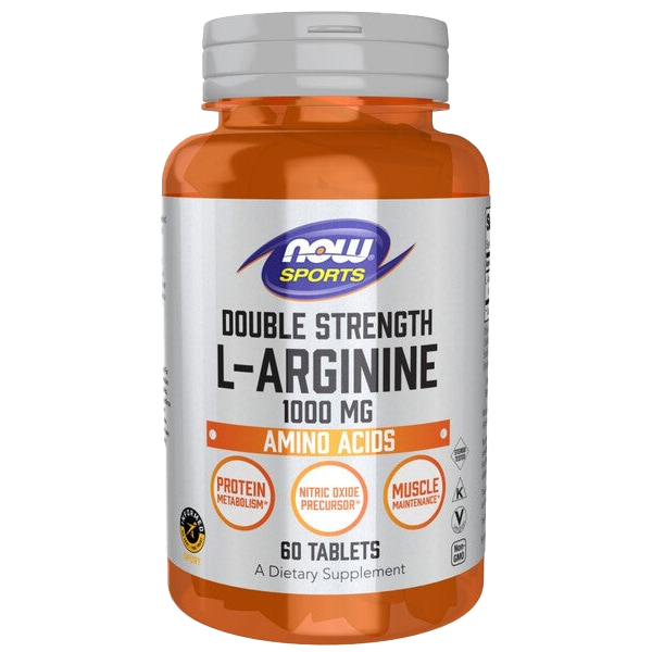 NOW Foods L-Arginine, 1000mg - 60 tablets