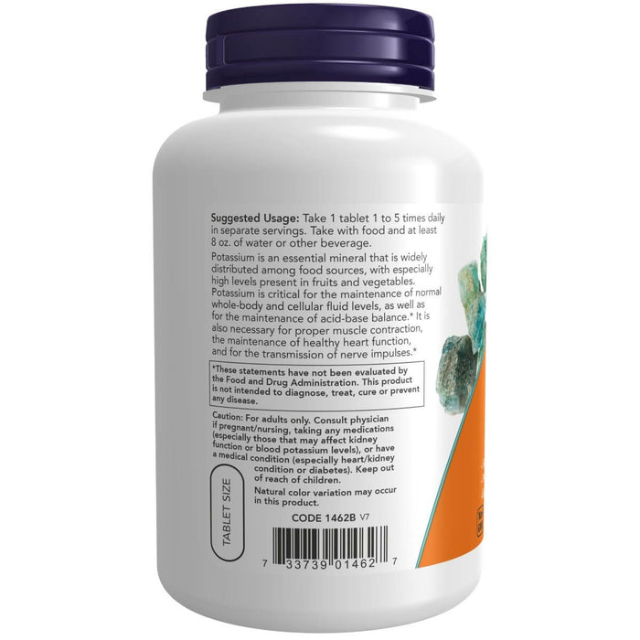 NOW Foods Potassium Gluconate 99mg 250 Tablets - Vitamins & Minerals at MySupplementShop by NOW Foods