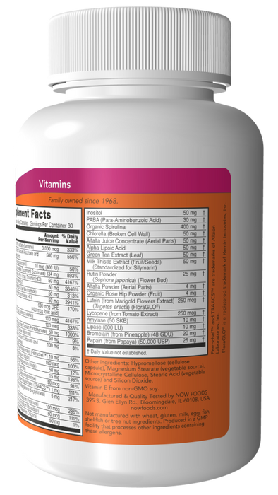 NOW Foods Special Two - 120 vcaps | High-Quality Vitamins & Minerals | MySupplementShop.co.uk