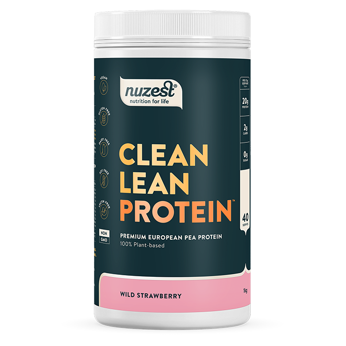 Nuzest Clean Lean Protein 1kg Wild Strawberry | High-Quality Sports Nutrition | MySupplementShop.co.uk