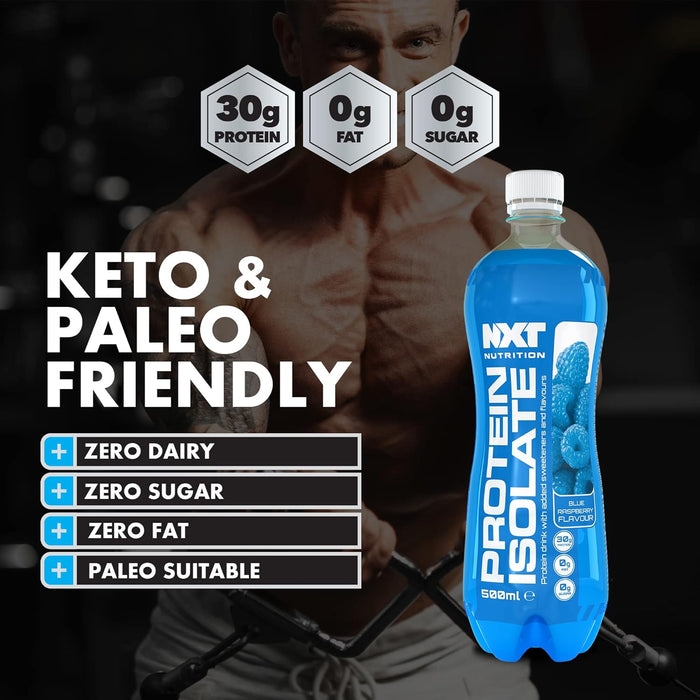 NXT Nutrition Beef Protein Isolate 12 x 500ml - Protein Drink at MySupplementShop by Nxt Nutrition