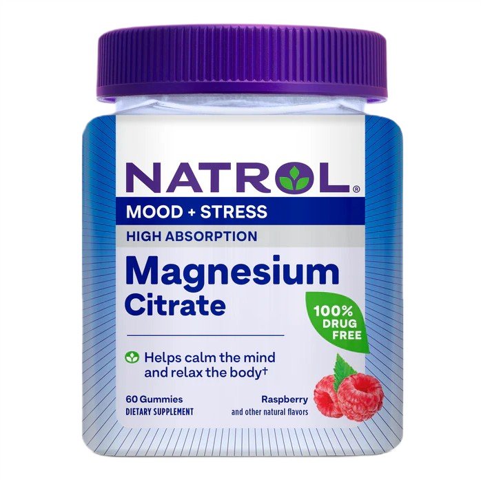 Natrol High Absorption Magnesium Citrate 60 gummies