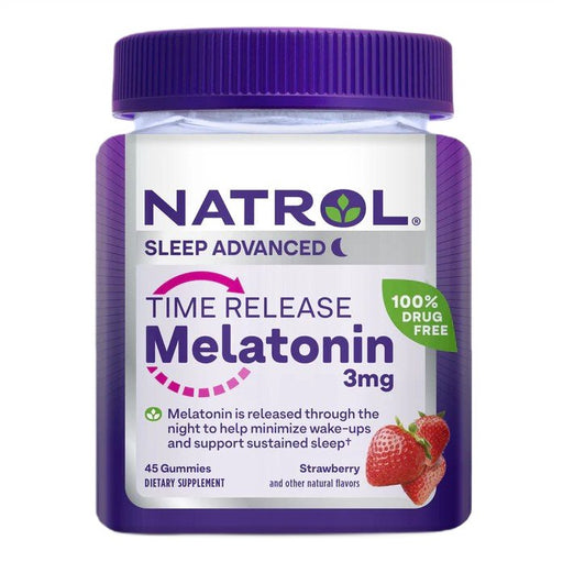 Natrol Melatonin Time Release, 3mg (Strawberry) -