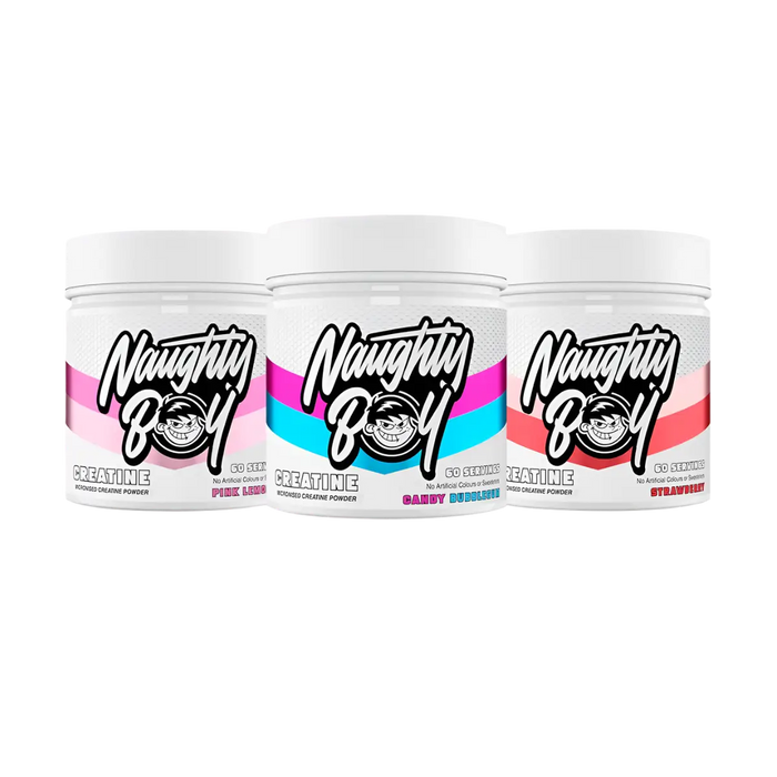 Naughty Boy® Micronised Flavoured Creatine Powder 300g